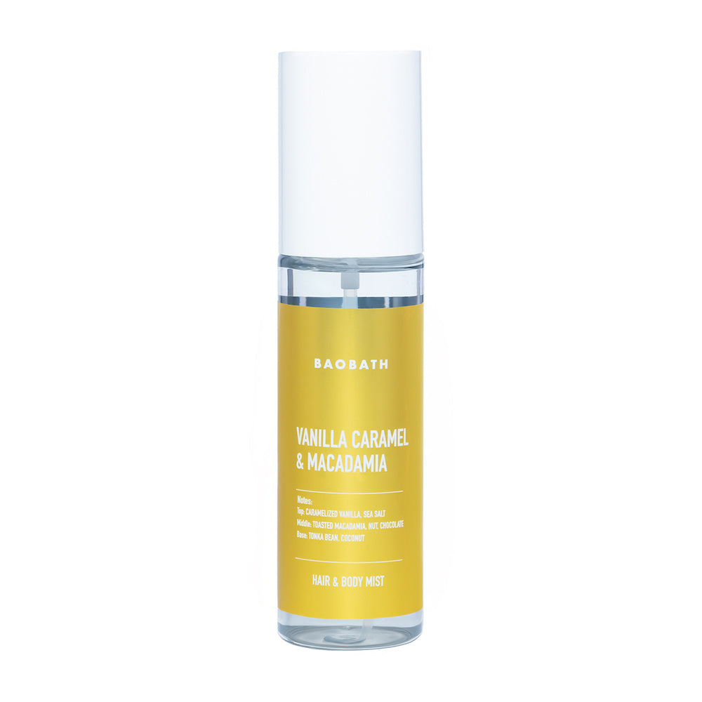 Mgiełka do ciała i włosów Vanilla Caramel & Macadamia 135 ml
