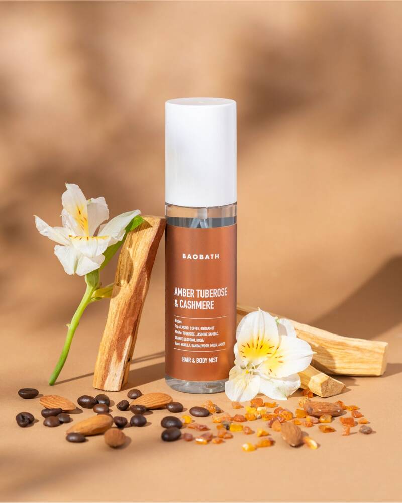 Mgiełka do ciała i włosów Amber Tuberose & Cashmere 135 ml