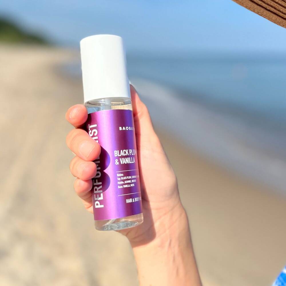 Mgiełka do ciała i włosów Black Plum & Vanilla 135 ml