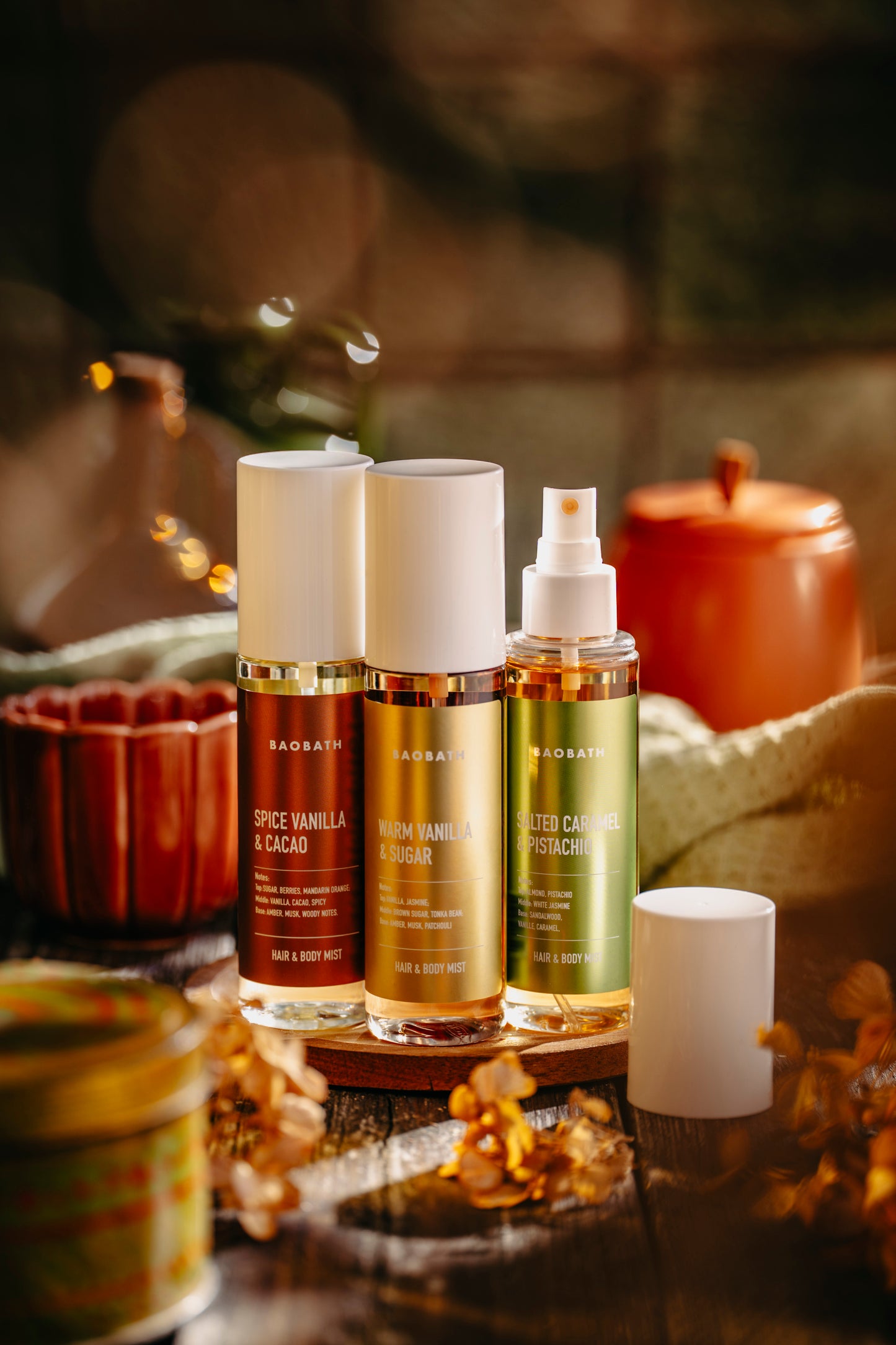 Spice Vanilla & Cacao Body and Hair Mist 135 ml