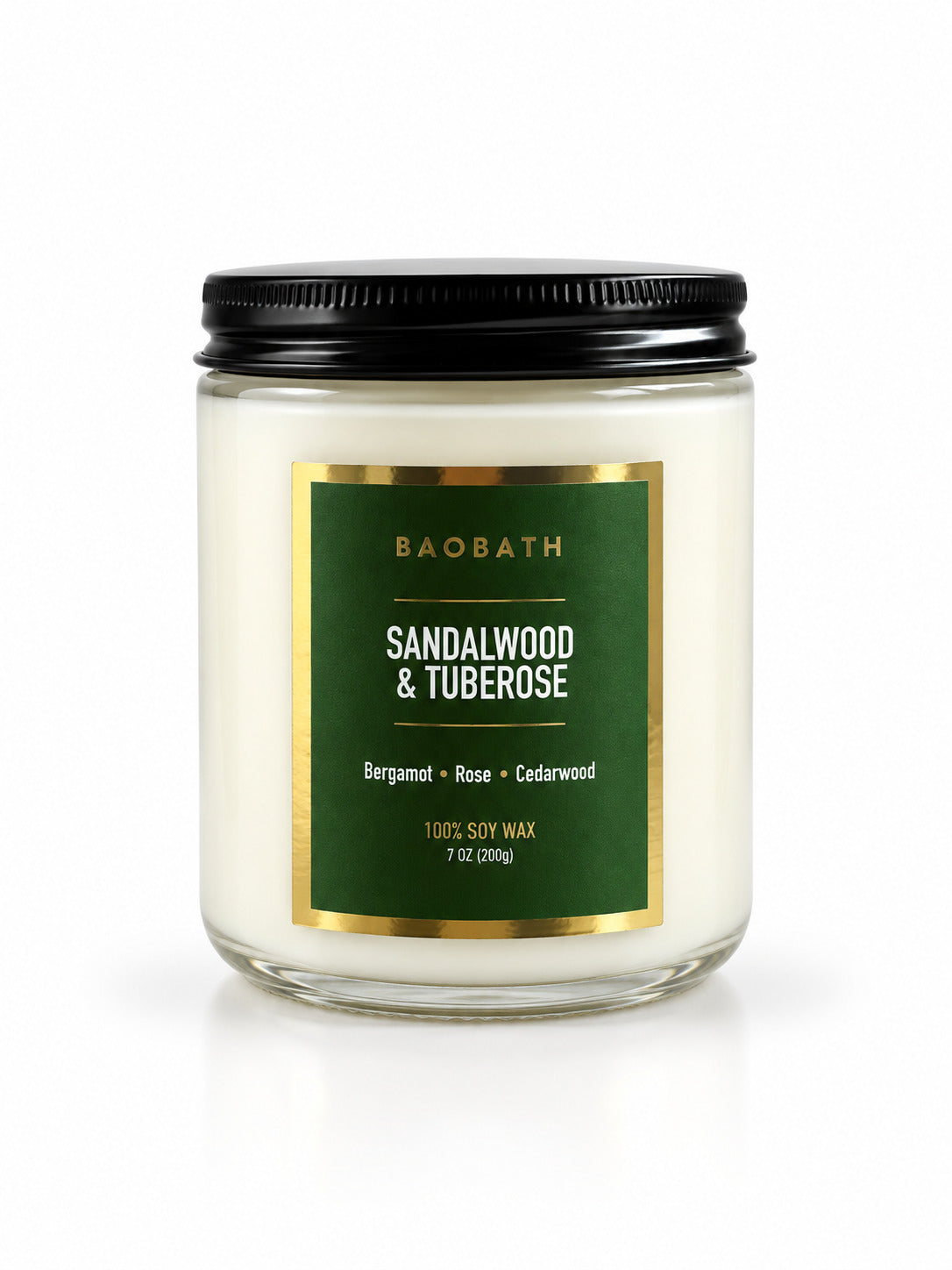 Baobath mała świeca sojowa Sandalwood & Tuberose