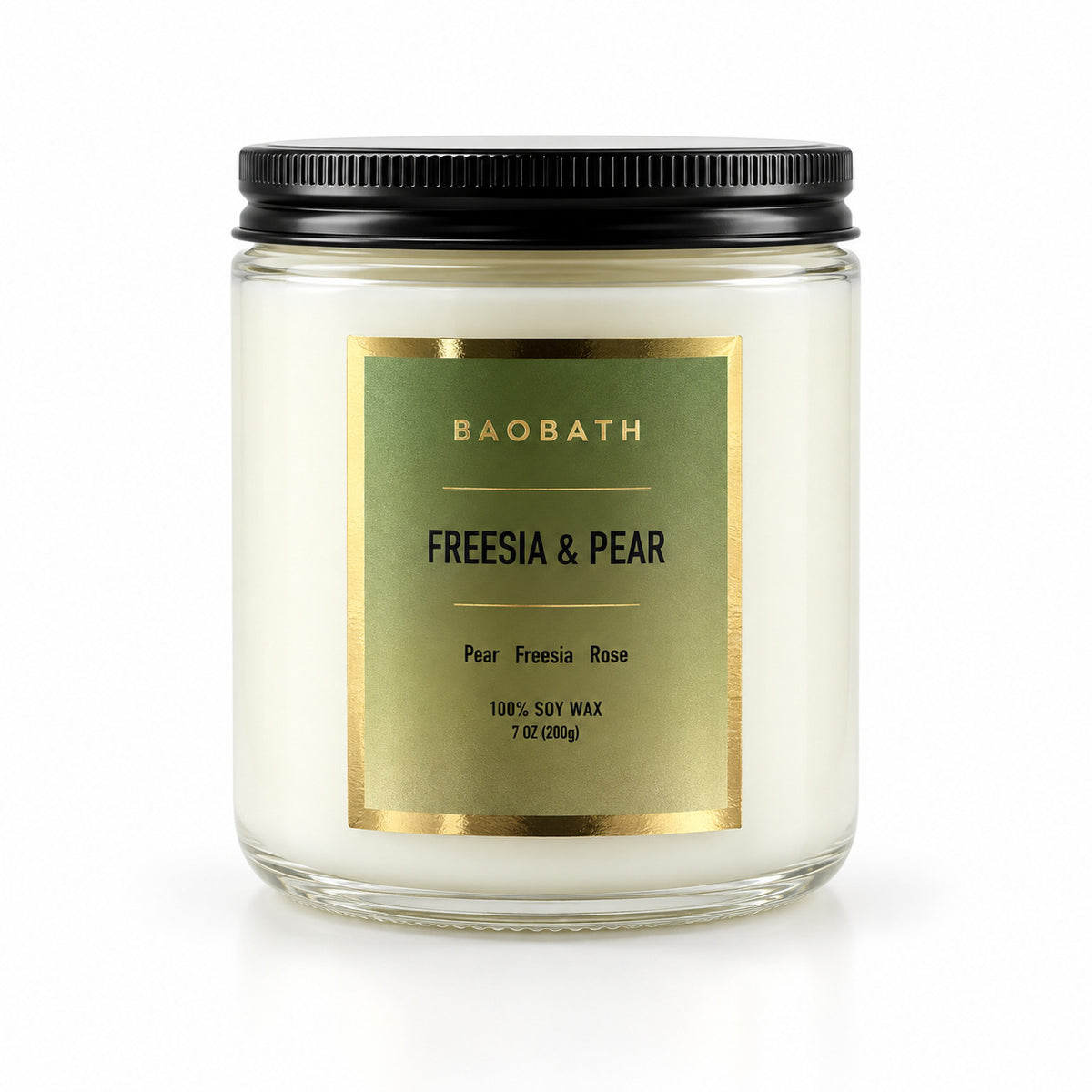 Baobath mała świeca sojowa Freesia & Pear