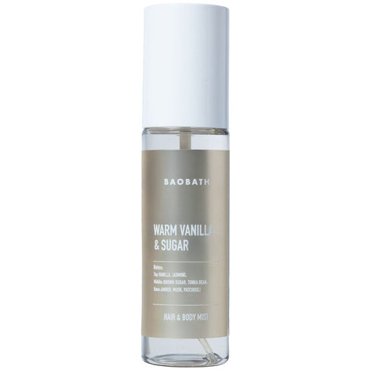 Mgiełka do ciała i włosów Warm Vanilla & Sugar 135 ml