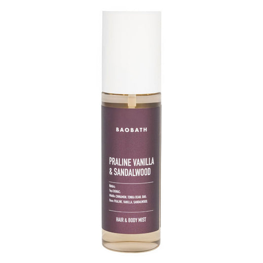 Mgiełka do ciała i włosów Praline Vanilla & Sandalwood 135 ml