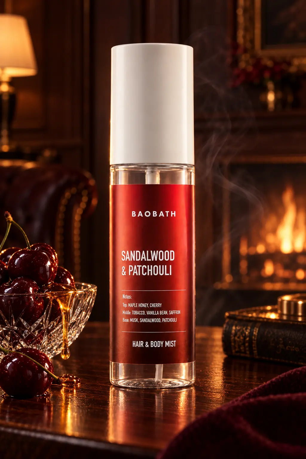 Mgiełka do ciała i włosów Sandalwood & Patchouli 135 ml