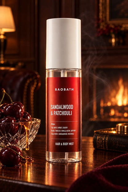 Mgiełka do ciała i włosów Sandalwood & Patchouli 135 ml