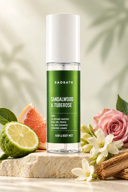 Mgiełka do ciała i włosów Sandalwood & Tuberose 135 ml