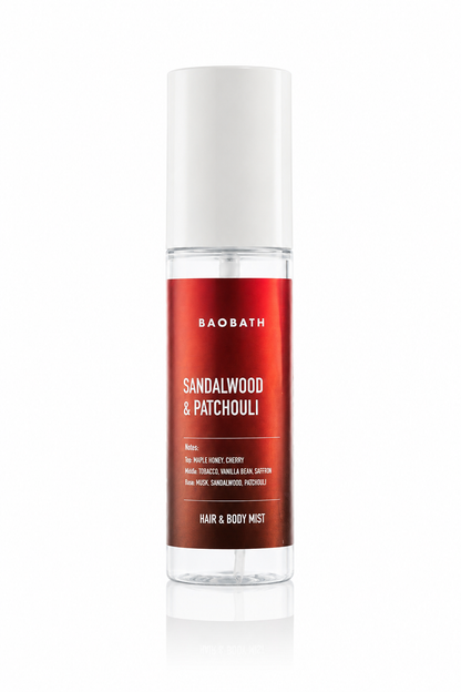 Mgiełka do ciała i włosów Sandalwood & Patchouli 135 ml